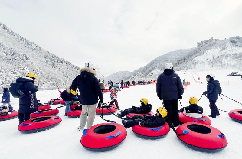 부영그룹 오투리조트·무주덕유산리조트, 눈썰매장 운영 시작