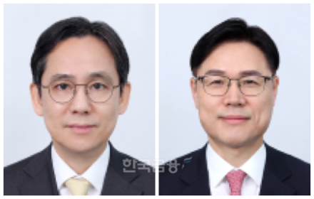 (왼쪽부터) 천병규 DGB금융그룹 부사장, 성태문 DGB금융그룹 부사장./ 사진 = DGB금융그룹