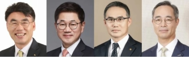 (왼쪽부터) 이홍구 KB증권 대표, 박종문 삼성증권 대표, 한두희 한화투자증권 대표, 이석기 교보증권 대표 / 사진출처= 각사