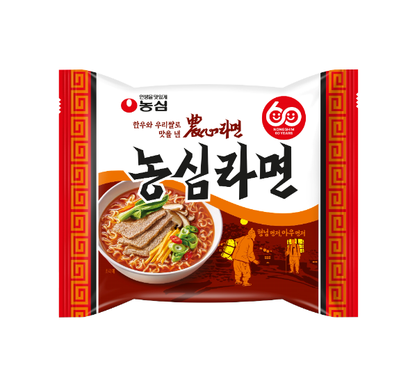 농심(대표 이병학)이 창립 60주년을 맞아 소비자에게 특별한 의미가 있는 라면을 6일 재출시한다. /사진=농심