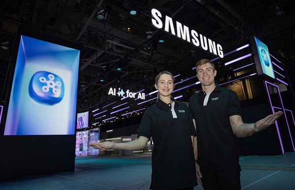 삼성전자 CES 2025 '홈 AI' 전시관 전경. / 사진=삼성전자