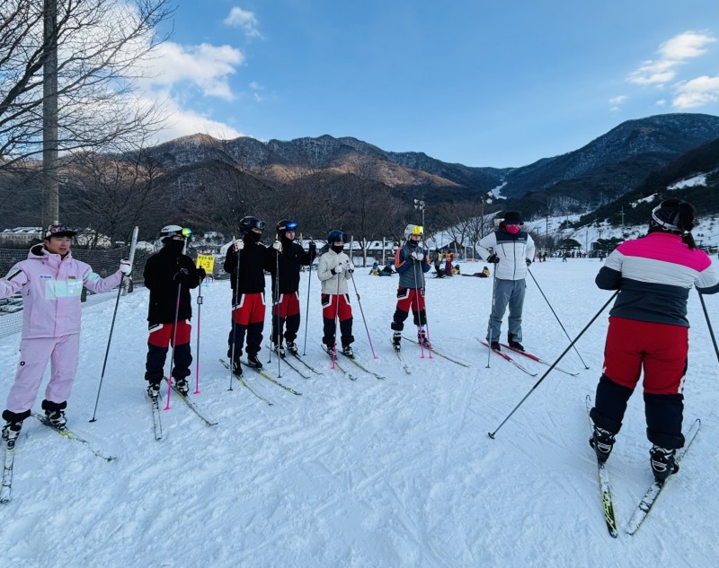 무주덕유산리조트 노르딕 스키 강습./사진제공=부영그룹