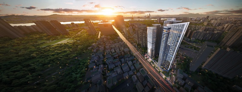 신용산역북측 제1구역 특화 설계 조감도 / 사진제공=롯데건설