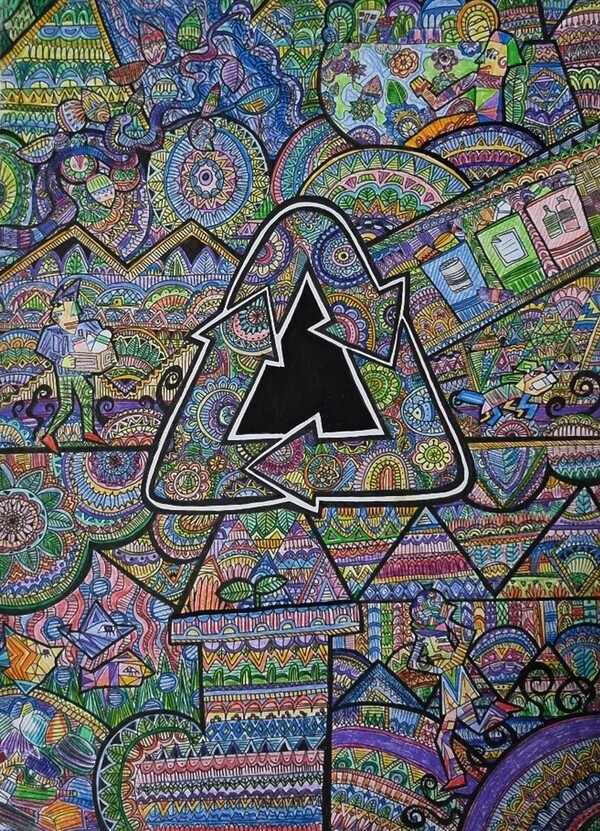 제5회 가산 환경사랑 어린이 미술대회 대상 수상작 이미지. 사진=광동제약