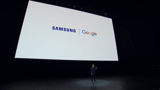 22일(현지시간) 미국 새너제이에 위치한 SAP센터에서 개최된 '갤럭시 언팩 2025(Galaxy Unpacked 2025)' 행사에서 삼성전자 MX사업부장 노태문 사장이 구글과의 AI 협력에 대해 소개하고 있다. / 사진=삼성전자 유튜브 생중계 캡처