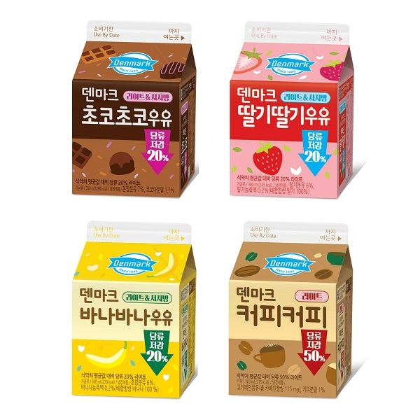 동원F&B(대표 김성용)가 당류 저감 트렌드에 맞춰 인기 제품인 덴마크 가공유의 당 함량을 시중 가공유 평균(식약처 고시) 보다 약 20% 저감하는 리뉴얼을 단행했다. /사진=동원F&B