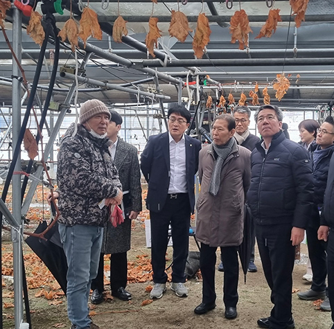 농협경제지주, 전북 대설 피해지역 현장점검