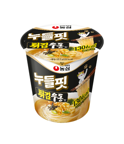 농심(대표 이병학)이 용기면 브랜드 ‘누들핏’ 신제품 ‘누들핏 튀김우동맛’을 24일 출시한다. /사진=농심