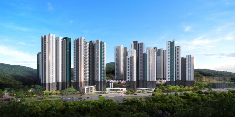 용인 푸르지오 원클러스터 투시도 / 사진제공=대우건설