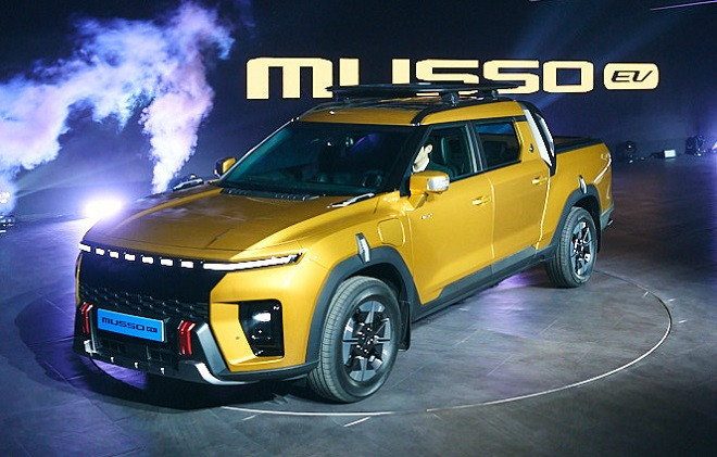 KGM, 실구매가 3900만원 전기픽업 '무쏘EV' 출격