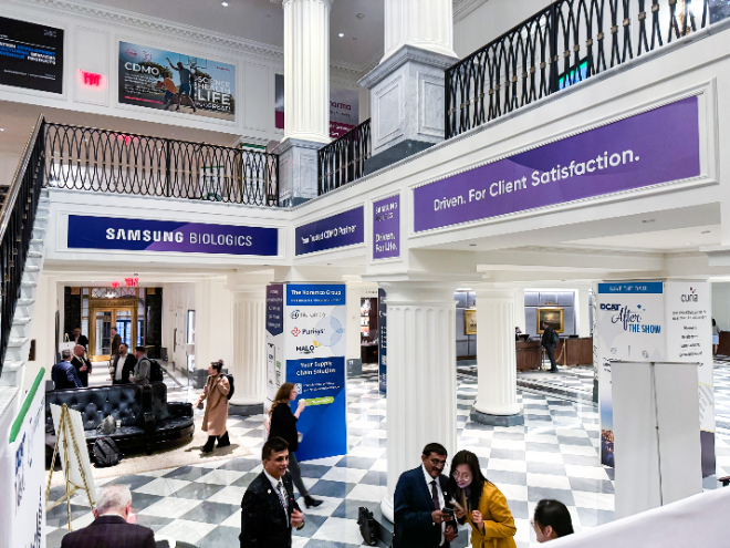 'DCAT Week 2024' 현장 모습. /사진=삼성바이오로직스