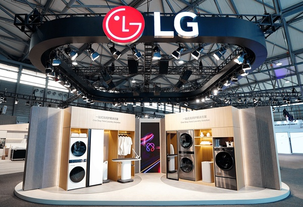 LG전자 AWE 2025 부스전경. / 사진=LG전자