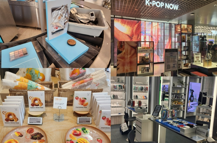 '올리브영N 성수' 매장 내 다양한 제품들 모습. /사진=손원태 기자