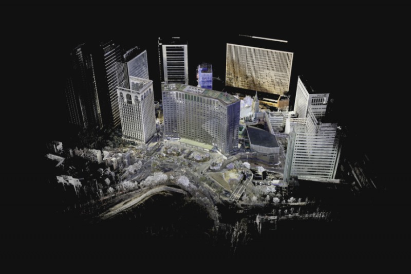 남산 밀레니엄 힐튼 3D 스캔 이미지 / 사진제공= 이지스자산운용(2025.03.25)