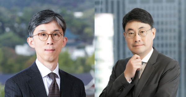 (왼쪽부터) 이준호 오리콤 사외이사와 이제호 두산퓨얼셀 사외이사. /사진제공=김앤장 법률사무소 홈페이지 갈무리