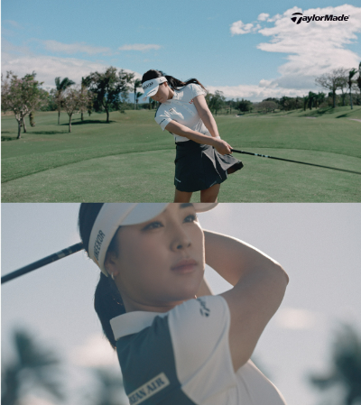 한성에프아이(대표 김영철)의 ‘테일러메이드 어패럴’이 ‘엑셀러(XCELER)’ 라인의 여름 캠페인을 공개하고 여름 엑셀러 제품을 선보였다고 2일 밝혔다. /사진=한성에프아이