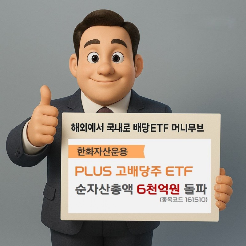 한화자산운용 'PLUS고배당주' ETF 순자산총액 6000억원 돌파./ 사진 = 한화자산운용