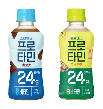 웅진식품(대표 이지호)이 신개념 단백질 음료 ‘솔브앤고 프로타민’을 선보인다고 22일 밝혔다. /사진=웅진식품