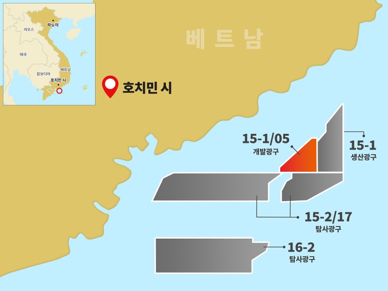 SK어스온 베트남 광구 지도. 제공=SK어스온