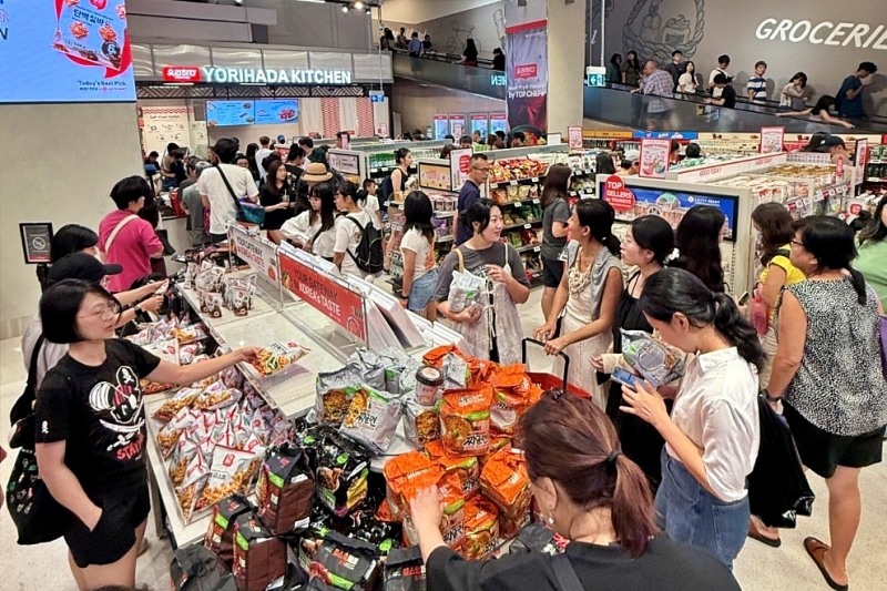 싱가포르 롯데마트 익스프레스 내 매장 모습. /사진제공=롯데마트