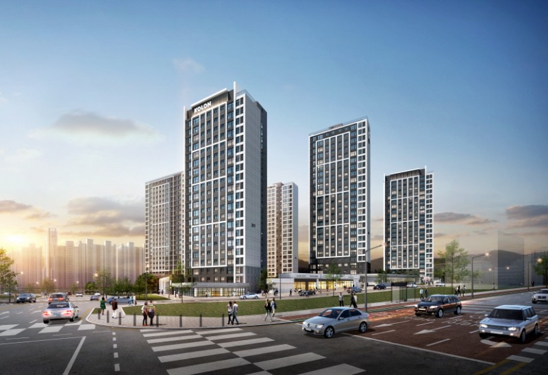 동남 하늘채 에디크 투시도./사진제공=코오롱글로벌
