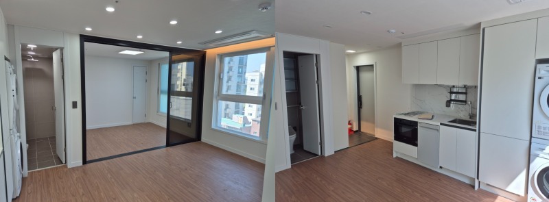 매매 기준으로 (왼쪽)전용면적 36.88㎡는 5억5000만원이고 (오른쪽)전용면적 29.76㎡는 4억4000만원 수준이다. / 사진=한상현 기자