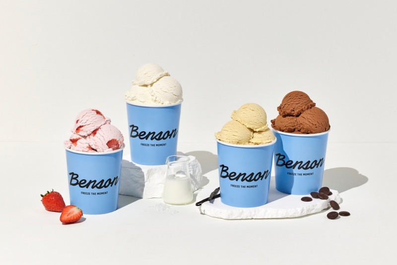 벤슨이 선보이는 아이스크림 클래식 라인 4종. /사진제공=한화갤러리아