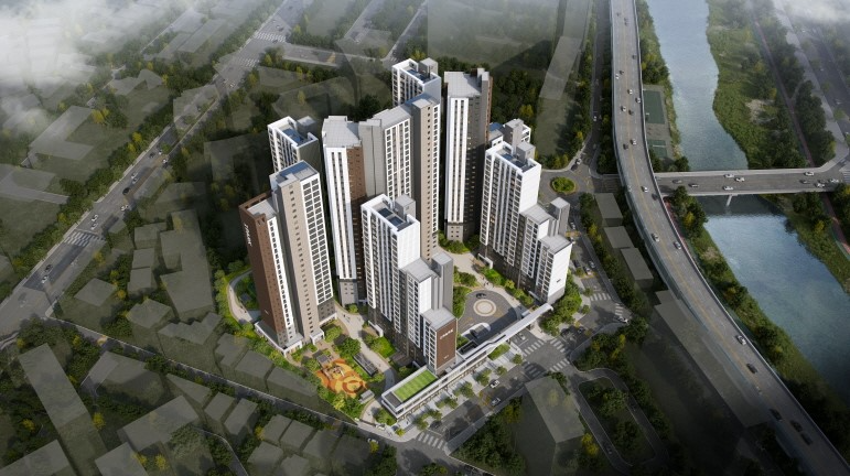 '호현 센트럴 아이파크' 조감도. / 사진제공=HDC현대산업개발