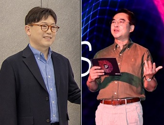 용석우 삼성전자 사장(왼쪽)과 박형세 LG전자 사장