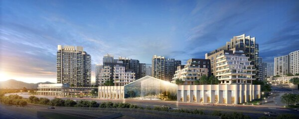 한남5구역 재개발사업 '아크로 한남' 투시도./사진제공=DL이앤씨