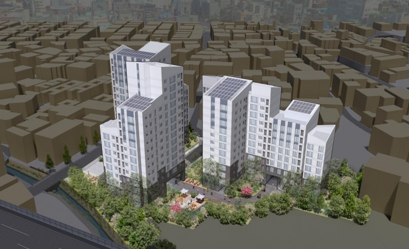 정릉동 385-1일대 가로주택정비사업 조감도./사진제공=우리자산신탁