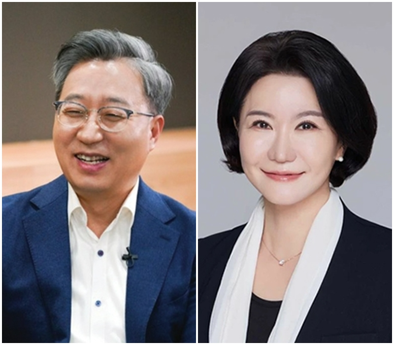 윤호영 카카오뱅크 대표(좌), 이은미 토스뱅크 대표(우)