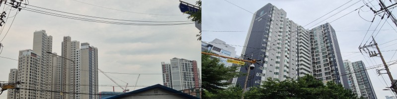 시공 중인 '영등포자이 디그니티'(왼쪽), ‘영등포 중흥S-클래스’(가운데), '양평 삼성래미안' 전경. / 사진=한상현 기자