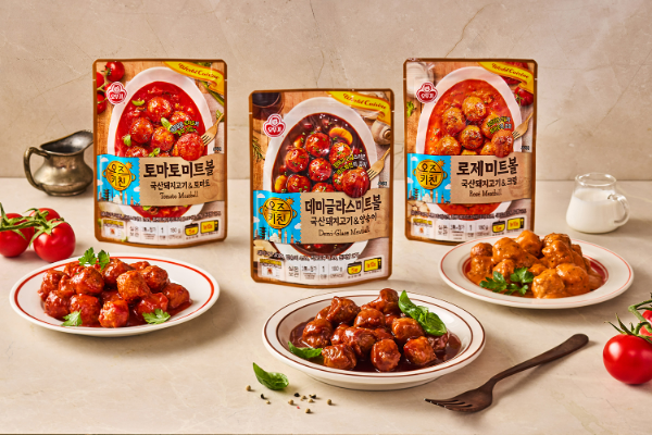 오뚜기(대표 황성만)가 간식, 반찬, 안주 등 집에서 다양하고 간편하게 즐길 수 있는 프리미엄 간편식 ‘오즈키친 미트볼’ 3종을 9일 선보인다. /사진=오뚜기
