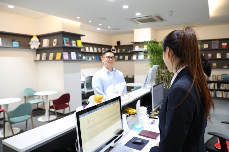 강원랜드, ‘그랜드 호텔 고객만족센터’ 신규 공간 내부 모습./사진제공=강원랜드