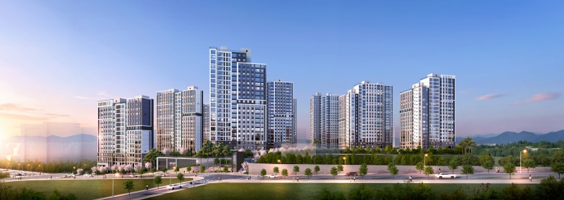 검단호수공원역 중흥S-클래스 투시도. / 사진제공=중흥토건