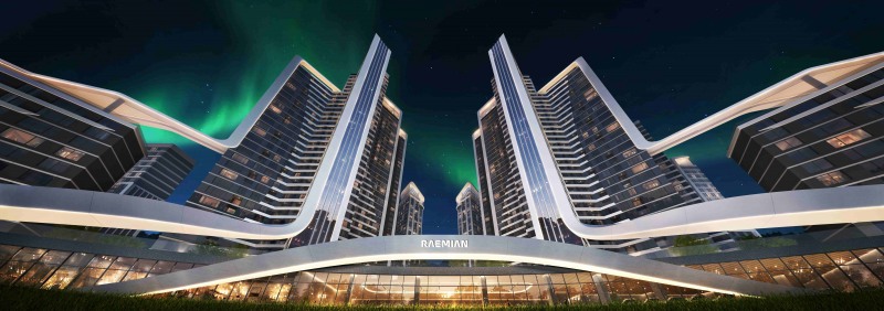 '래미안 루미원' 단지 정면 업샷. /사진제공=삼성물산