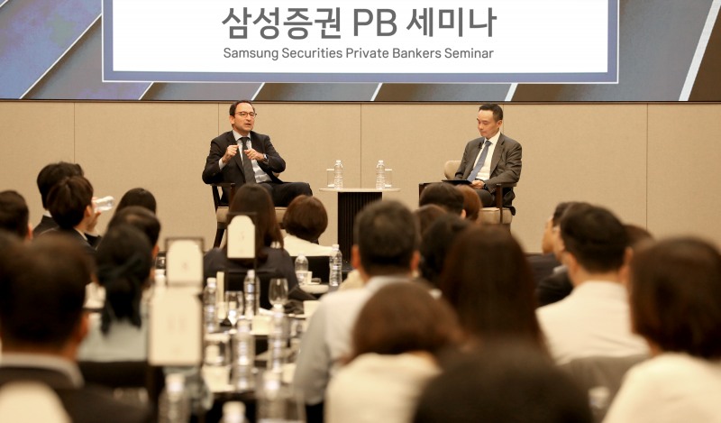 존 그레이 블랙스톤 사장 겸 최고운영책임자(COO)는 지난 5월 29일 서울을 방문해 삼성증권 PB를 대상으로 세미나를 진행했다./ 사진 = 삼성증권