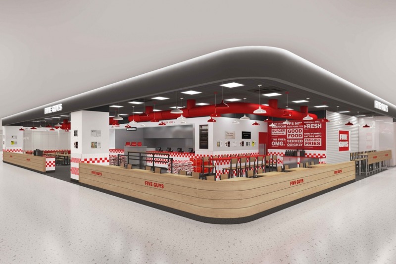 파이브가이즈 8호점이 7월 용산에 문을 연다. /사진제공=에프지코리아