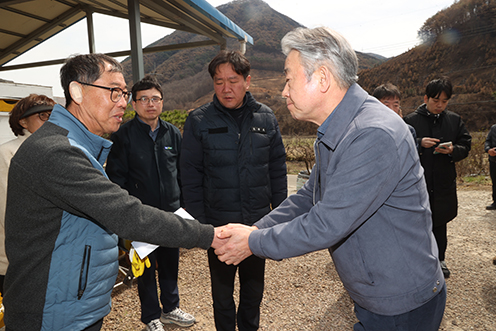 농협, 산불로 잃어버린 터전, 희망을 다시 세워