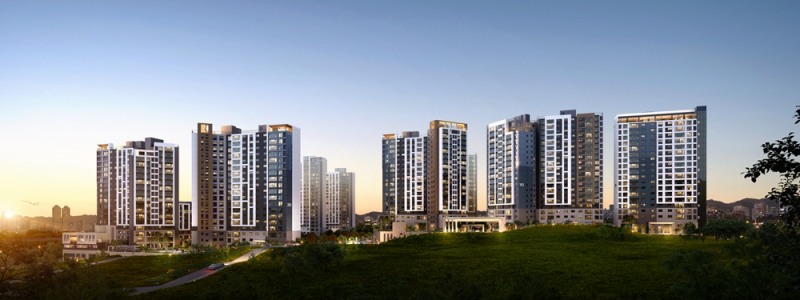HDC현대산업개발, ‘대구 범어 2차 아이파크’ 투시도./사진제공=HDC현대산업개발