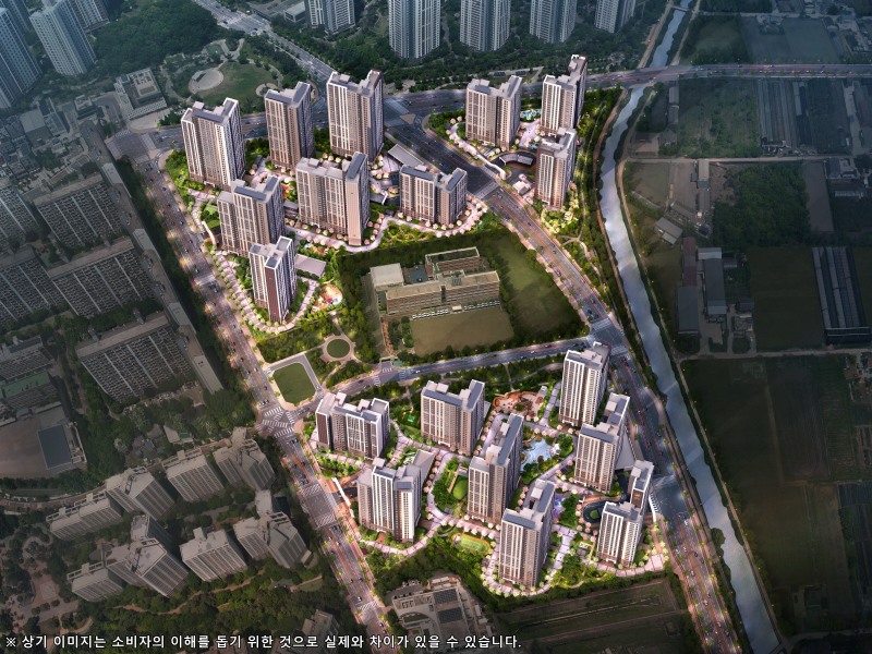 해링턴 플레이스 풍무 조감도./사진제공