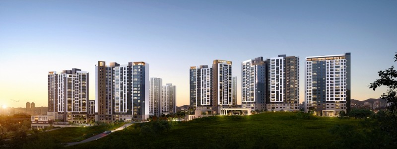 HDC현대산업개발, ‘대구 범어 2차 아이파크’ 투시도./사진제공=HDC현대산업개발