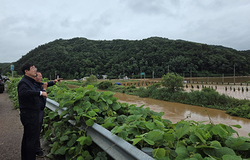 안병우 농협축산경제 대표이사, 폭우 피해현장 점검