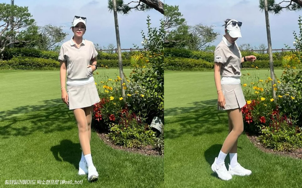 한성에프아이 골프웨어 브랜드 ‘테일러메이드 어패럴’이 무더위에도 라운딩을 포기 못 하는 골퍼들을 위한 서커(Sucker) 소재 필드룩을 제안했다. /사진=한성에프아이 테일러메이드 어패럴