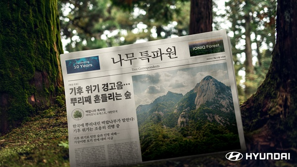 현대차 CSR 캠페인 '나무 특파원'. / 사진=현대차