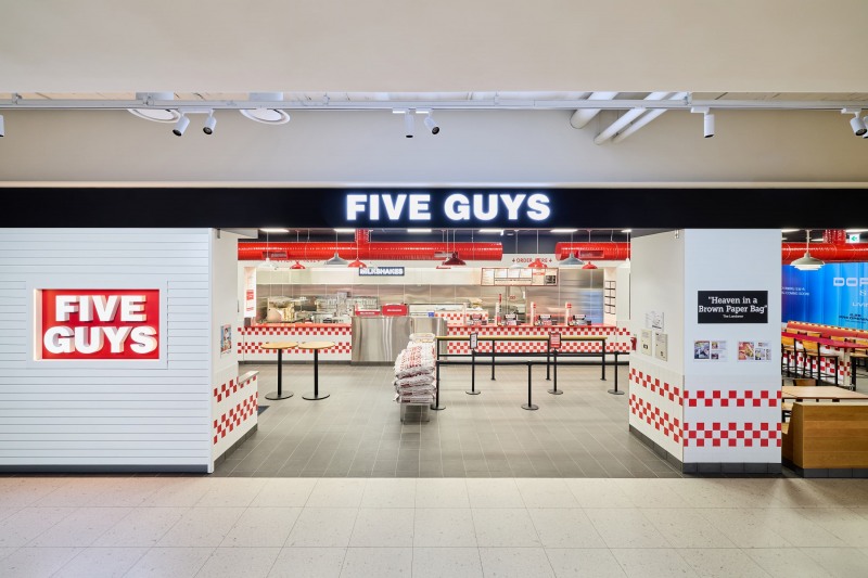 파이브가이즈 용산점이 25일 문을 연다. /사진제공=에프지코리아