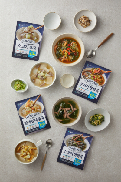 대상(대표 임정배) 청정원의 간편식 브랜드 ‘호밍스(HOME:INGS)’가 해동 없이 물만 부어 끓이는 ‘초간편 국물요리’를 출시, 냉동 간편식 시장에 새로운 패러다임을 제시한다. /사진=대상 호밍스