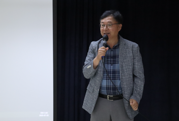 남궁훈 마스턴투자운용 대표이사가 25일 2025년 하반기 경영전략회의에서 발언하고 있다. / 사진제공= 마스턴투자운용(2025.07)