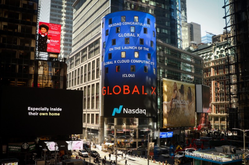 Global X 나스닥 광고 / 제공= 미래에셋자산운용